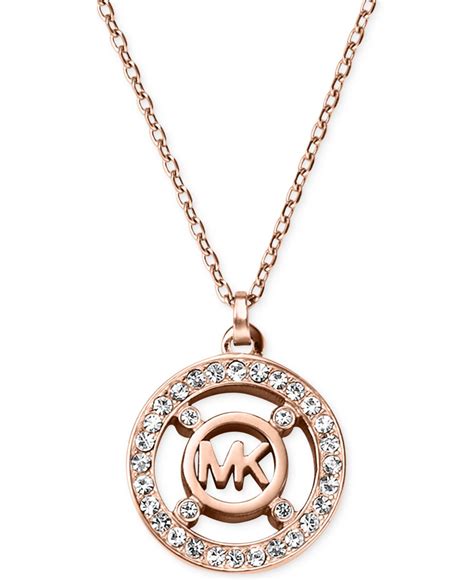 michael kors pendant necklace